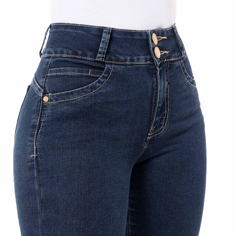 PANTALON DENIM STRETCH MUJER LARISSA - 5