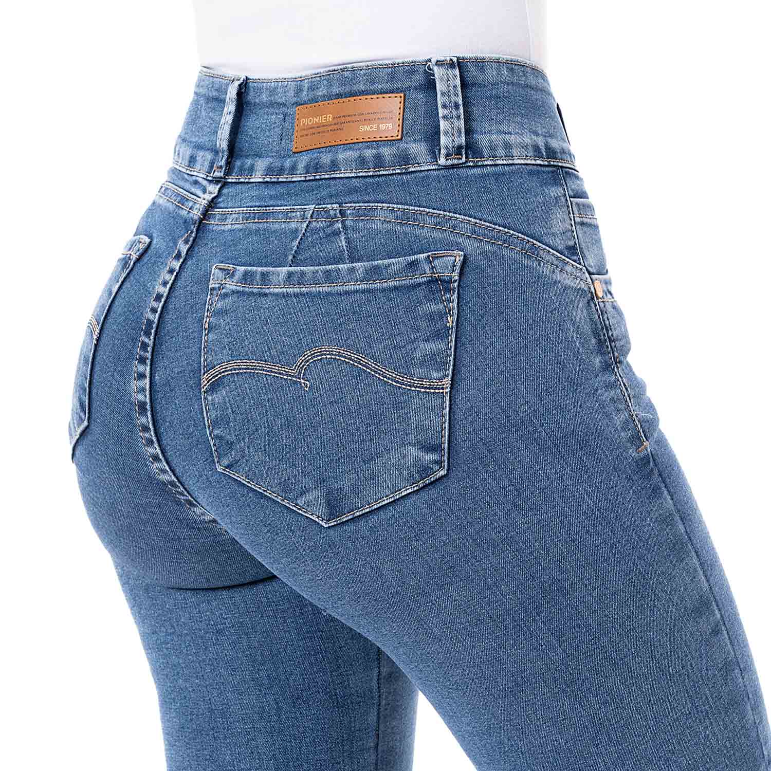 PANTALON DENIM STRETCH MUJER LARISSA - 6