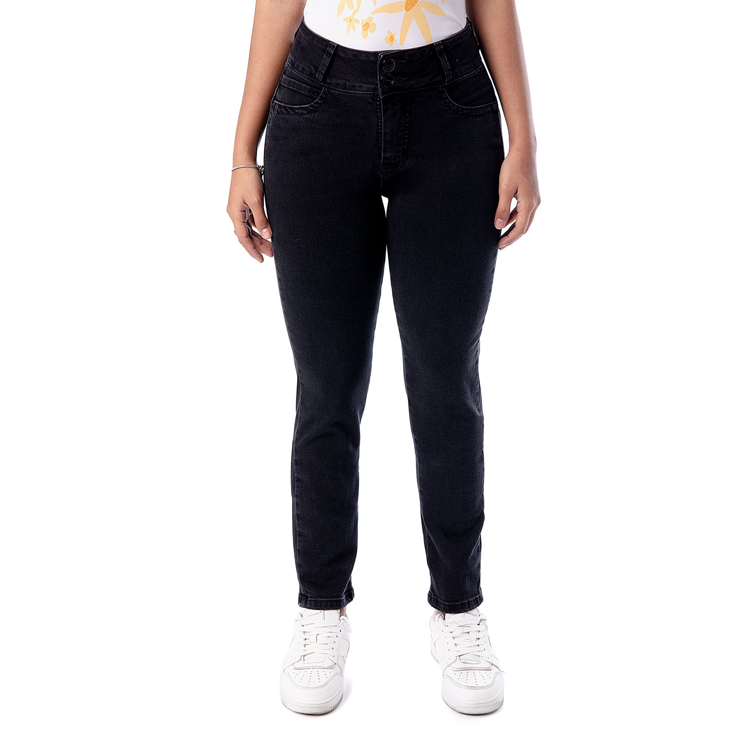 PANTALÓN RECTO MUJER PIONIER LARISSA N CLASICO DENIM STRETCH - 2