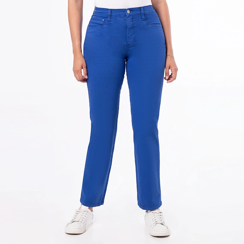 PANTALÓN RECTO DRILL STRETCH MUJER PIONIER DIANA TEN - 2