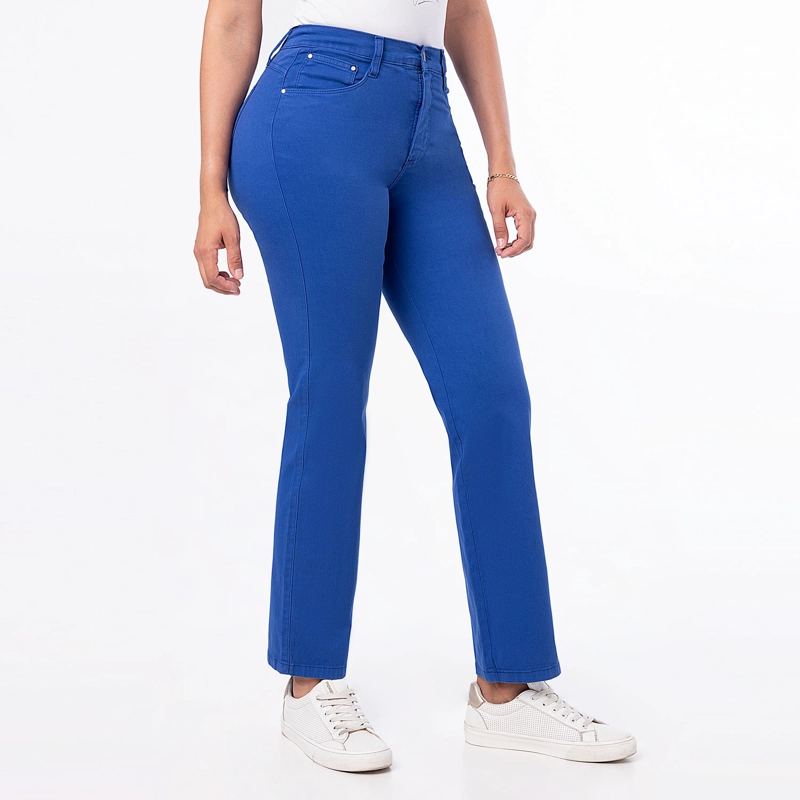 PANTALÓN RECTO DRILL STRETCH MUJER PIONIER DIANA TEN - 3