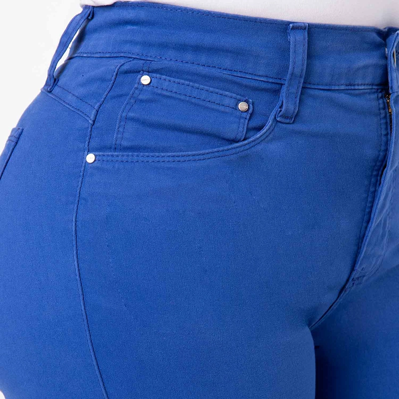 PANTALÓN RECTO DRILL STRETCH MUJER PIONIER DIANA TEN - 5