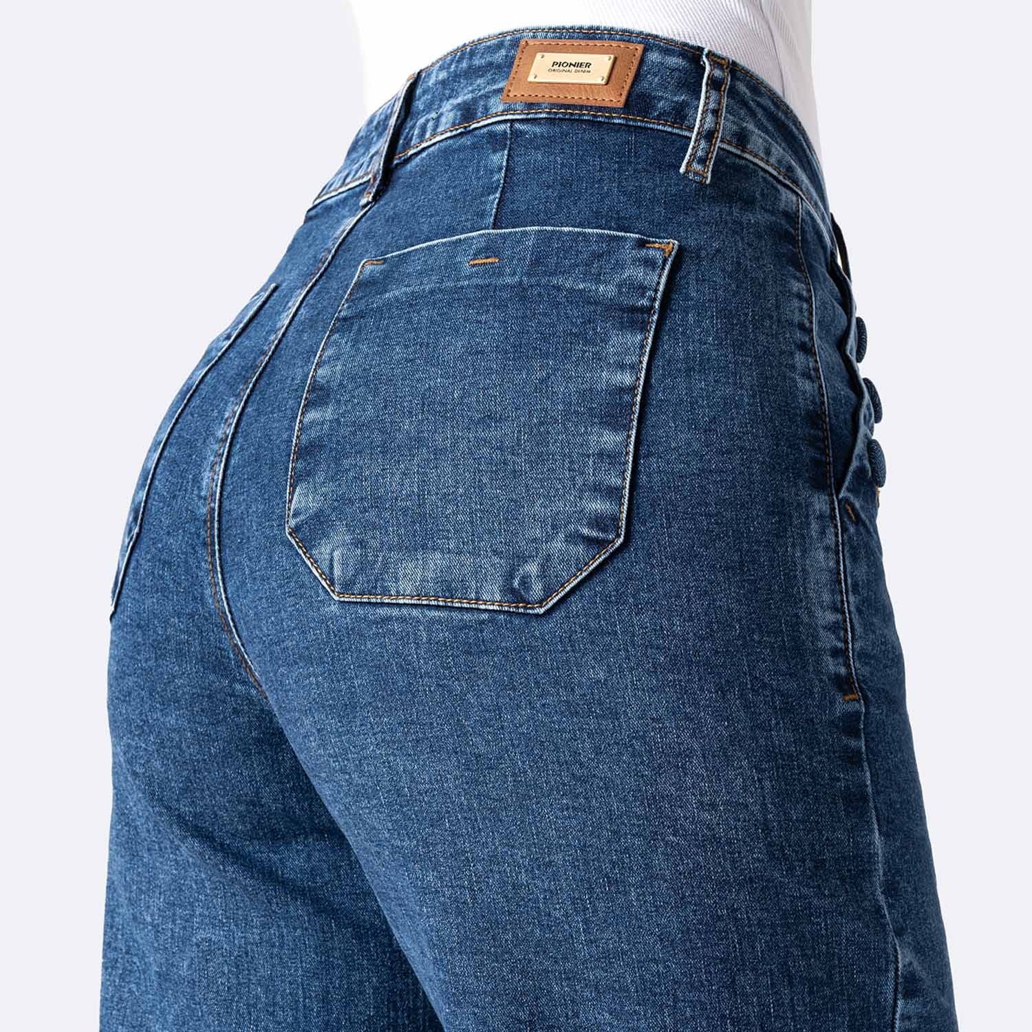 PANTALON DENIM STRETCH MUJER BRUNELHA - 5