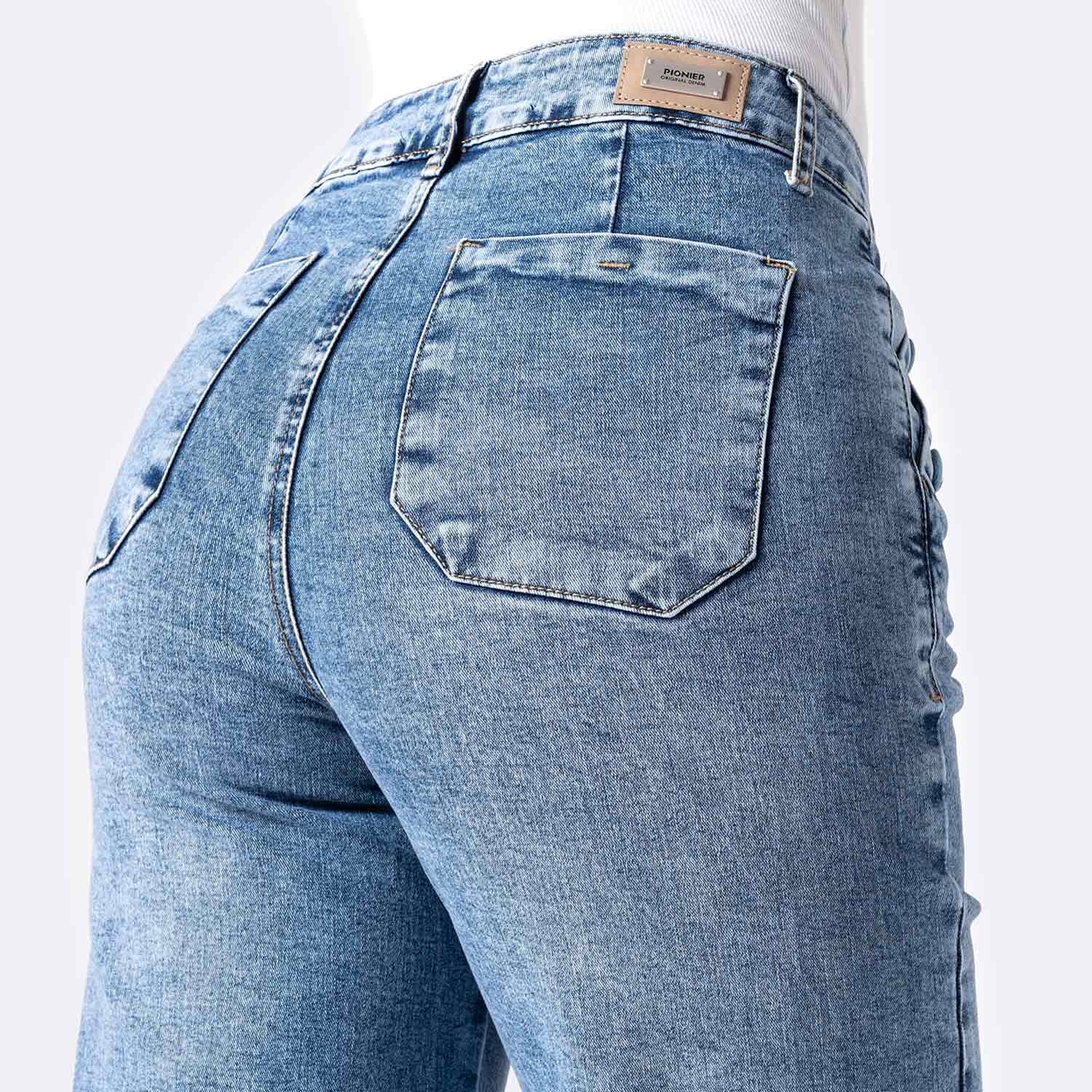 PANTALON DENIM STRETCH MUJER BRUNELHA - 5