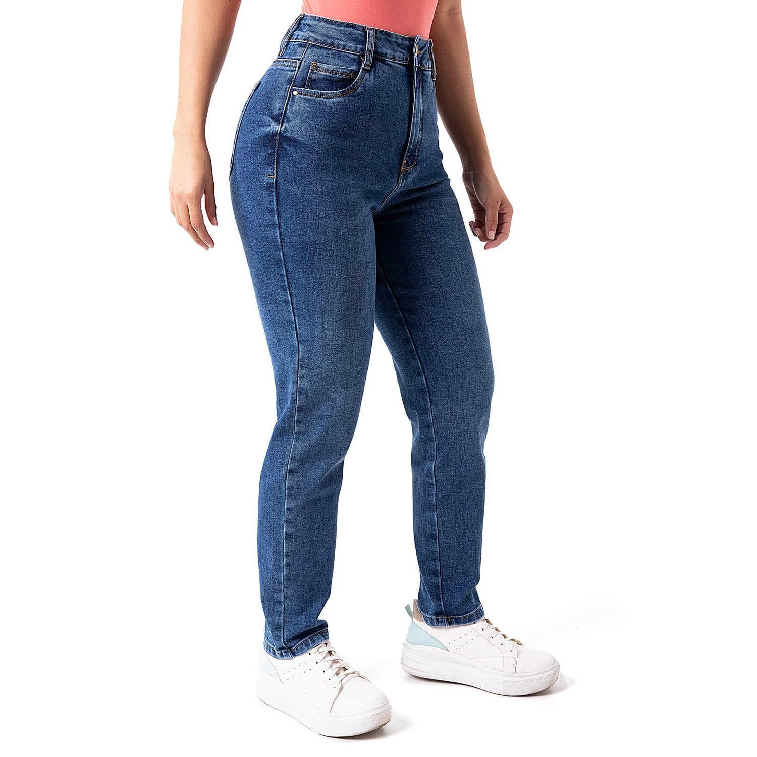 PANTALÓN JEAN DENIM STRETCH MUJER PIONIER DAELI - 2