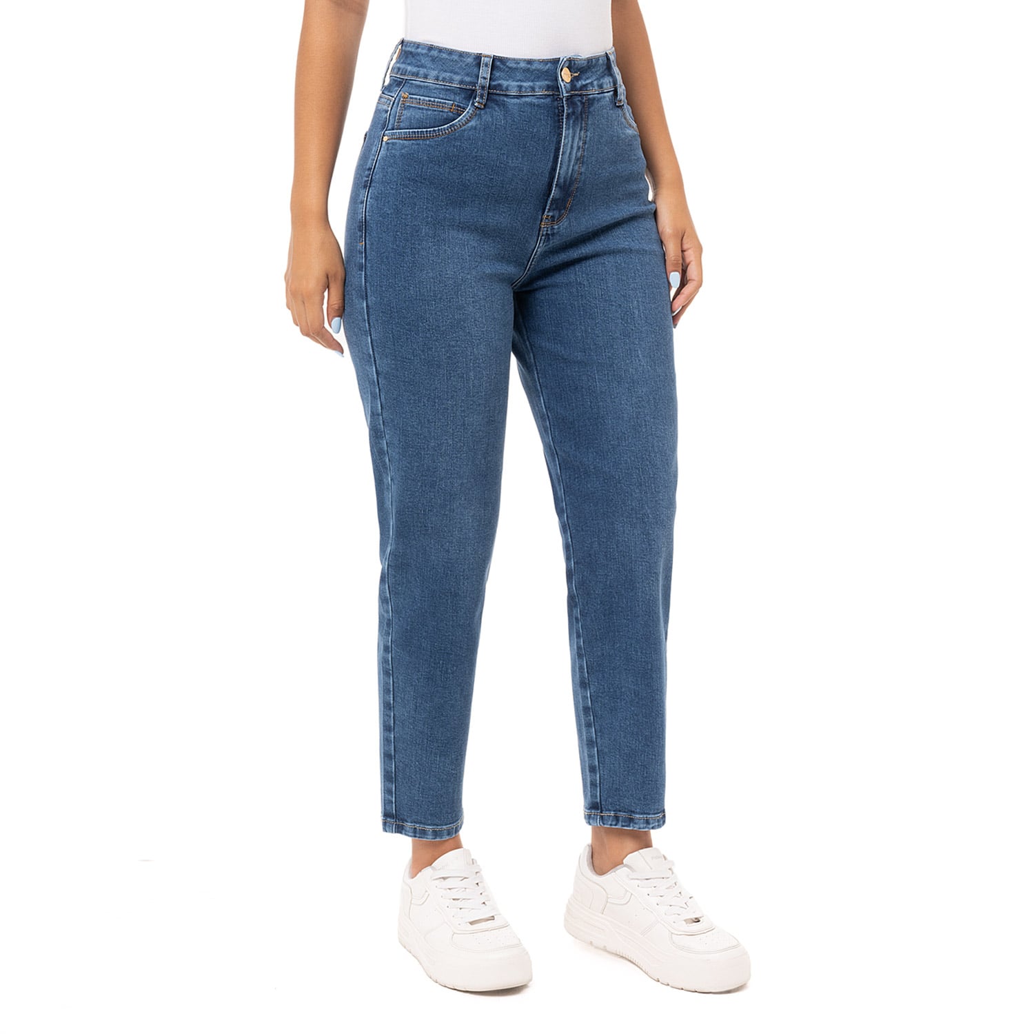 PANTALÓN JEAN DENIM STRETCH MUJER PIONIER DAELI - 2