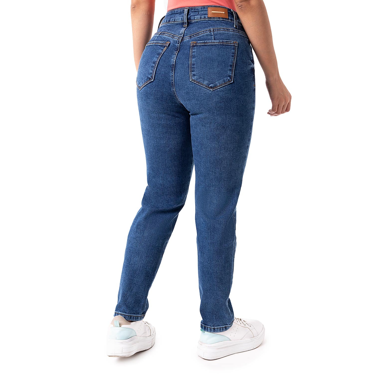 PANTALÓN JEAN DENIM STRETCH MUJER PIONIER DAELI - 3