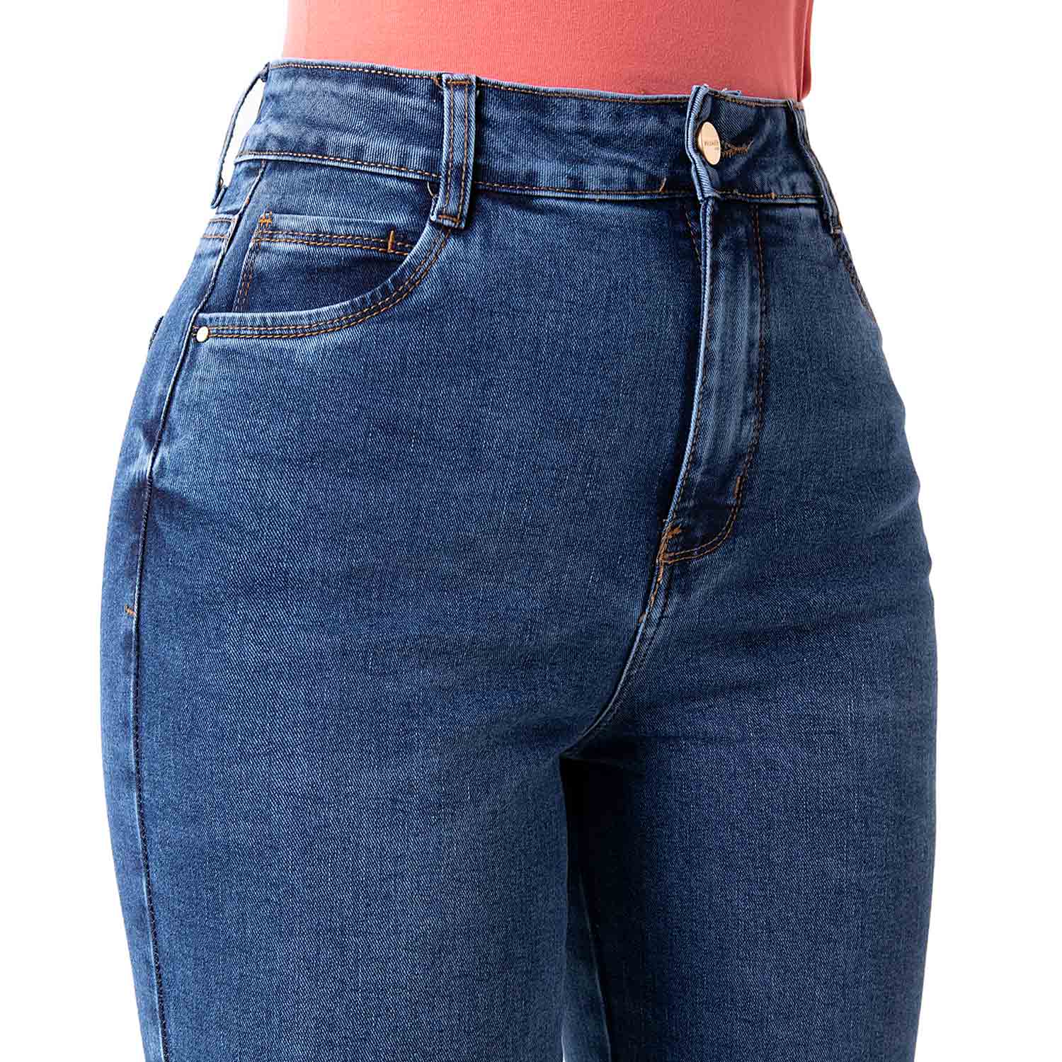 PANTALÓN JEAN DENIM STRETCH MUJER PIONIER DAELI - 4