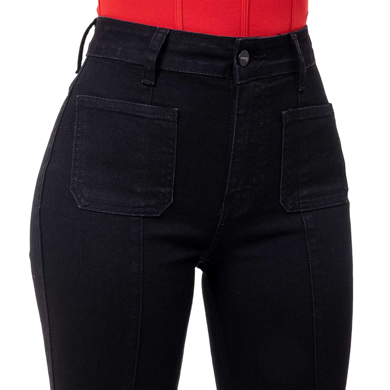 PANTALON MODA DENIM STRETCH PARA MUJER DANILUH - 5