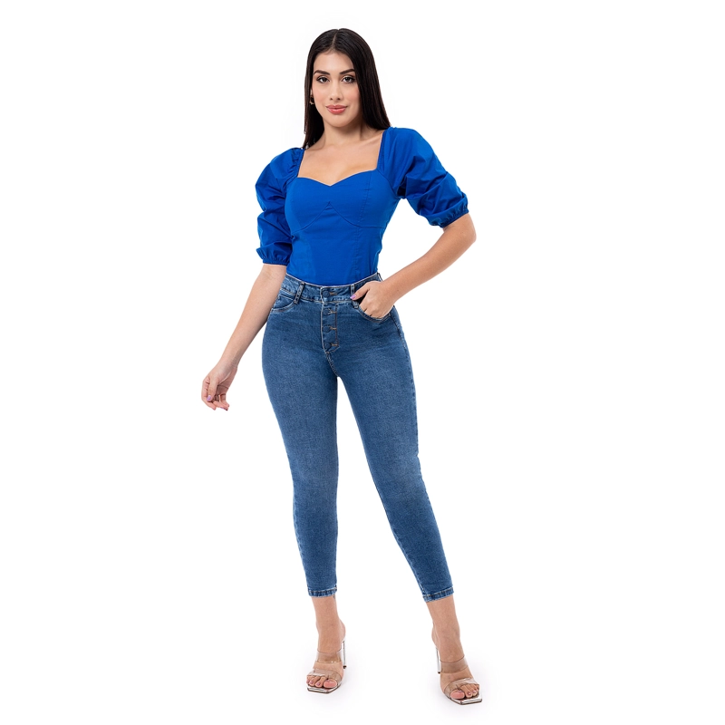 PANTALON MODA DENIM STRETCH PARA MUJER FARLI - 1