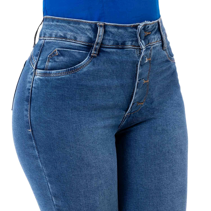 PANTALON MODA DENIM STRETCH PARA MUJER FARLI - 5