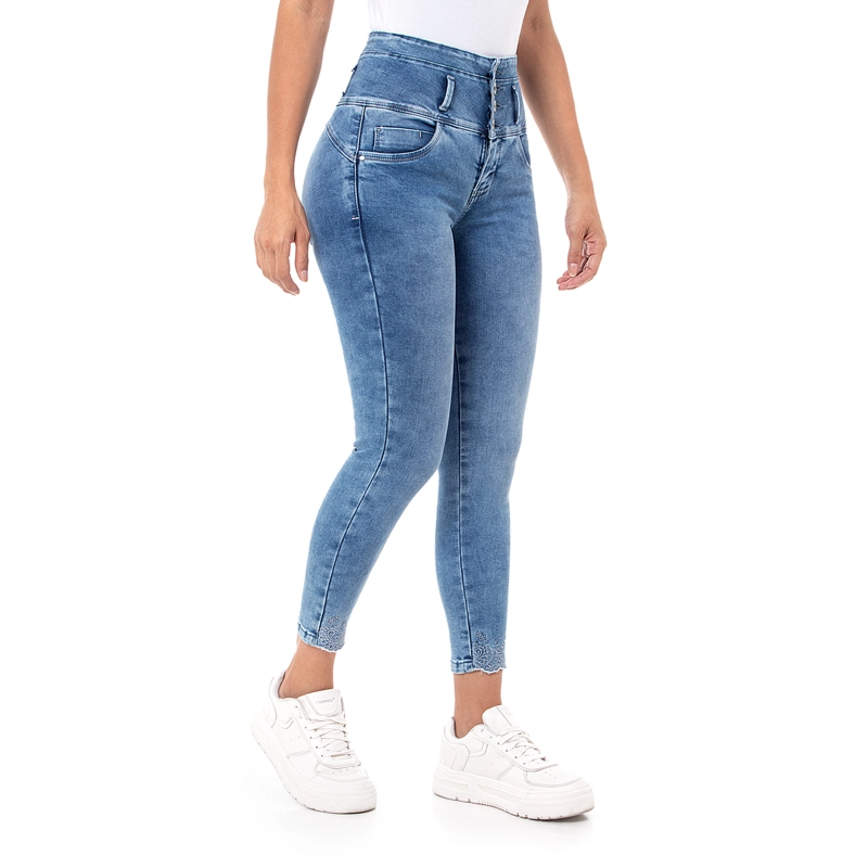 PANTALON MODA DENIM STRETCH PARA MUJER HILMA - 3