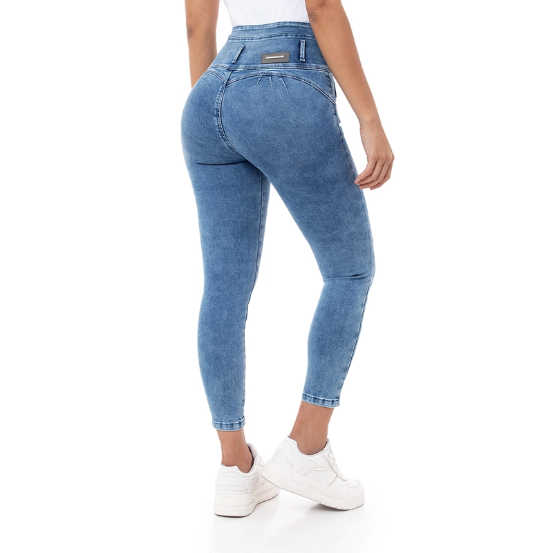PANTALON MODA DENIM STRETCH PARA MUJER HILMA - 4