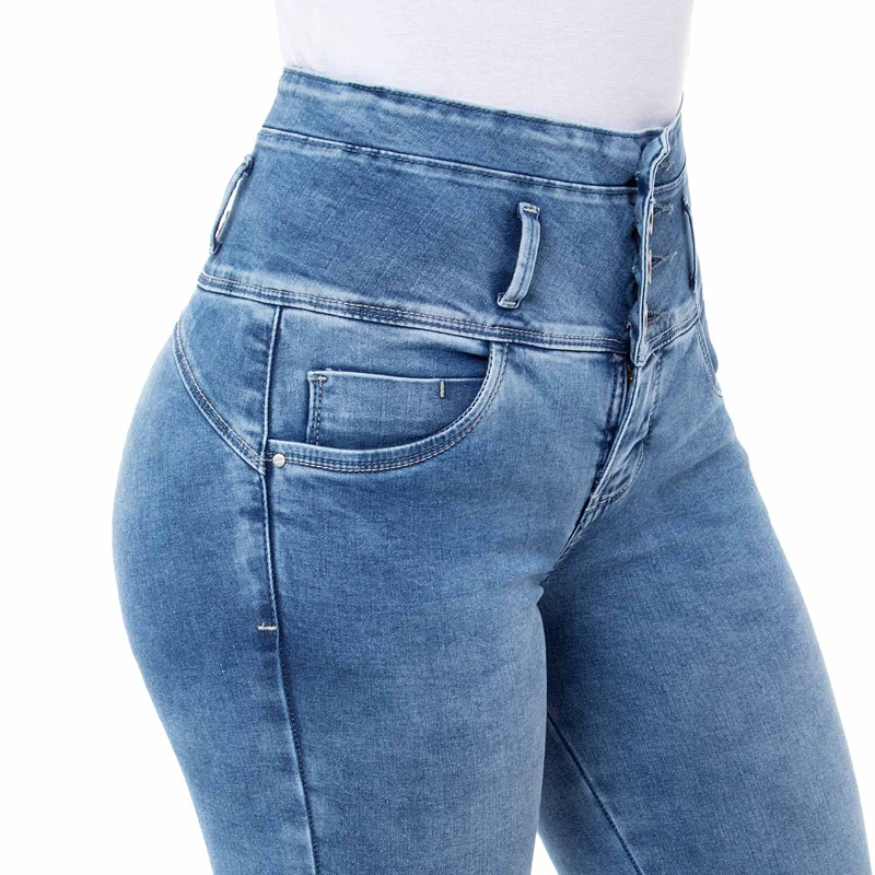 PANTALON MODA DENIM STRETCH PARA MUJER HILMA - 5