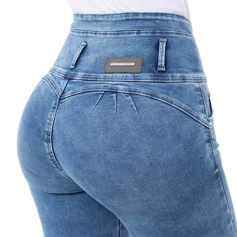 PANTALON MODA DENIM STRETCH PARA MUJER HILMA - 6