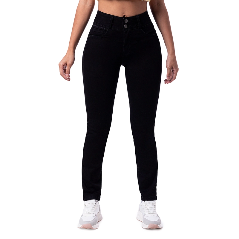 PANTALON MODA DENIM STRETCH PARA MUJER KAROLS - 2