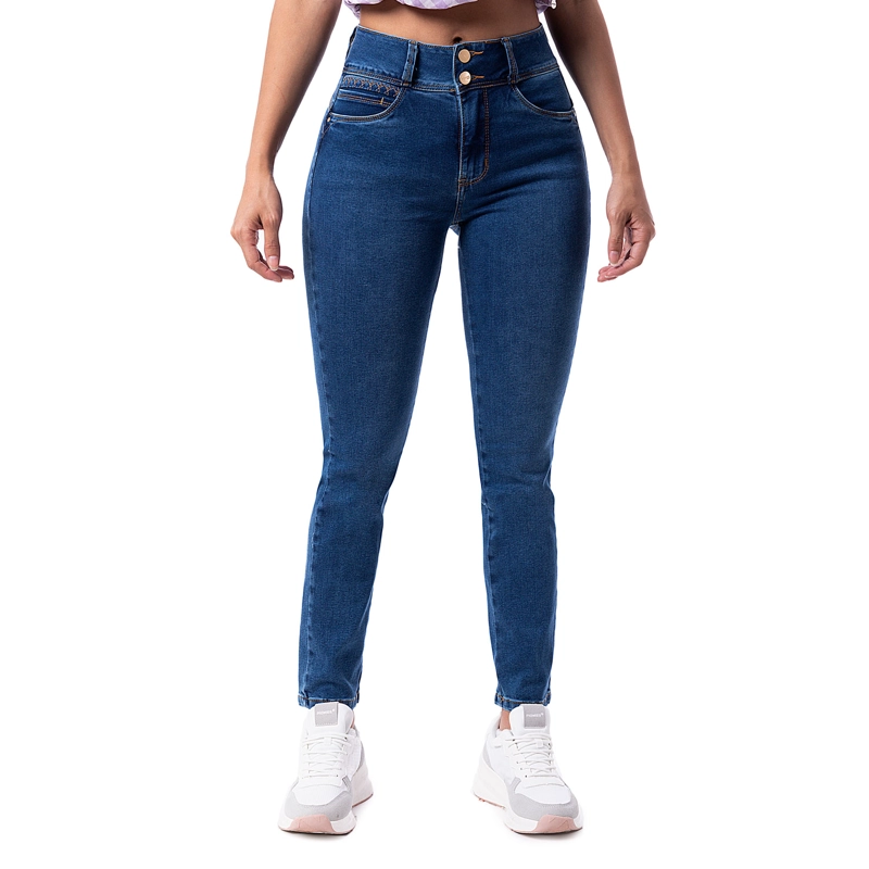 PANTALON MODA DENIM STRETCH PARA MUJER KAROLS - 2