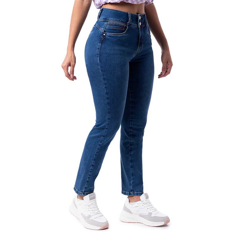 PANTALON MODA DENIM STRETCH PARA MUJER KAROLS - 3