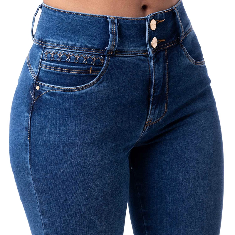 PANTALON MODA DENIM STRETCH PARA MUJER KAROLS - 5