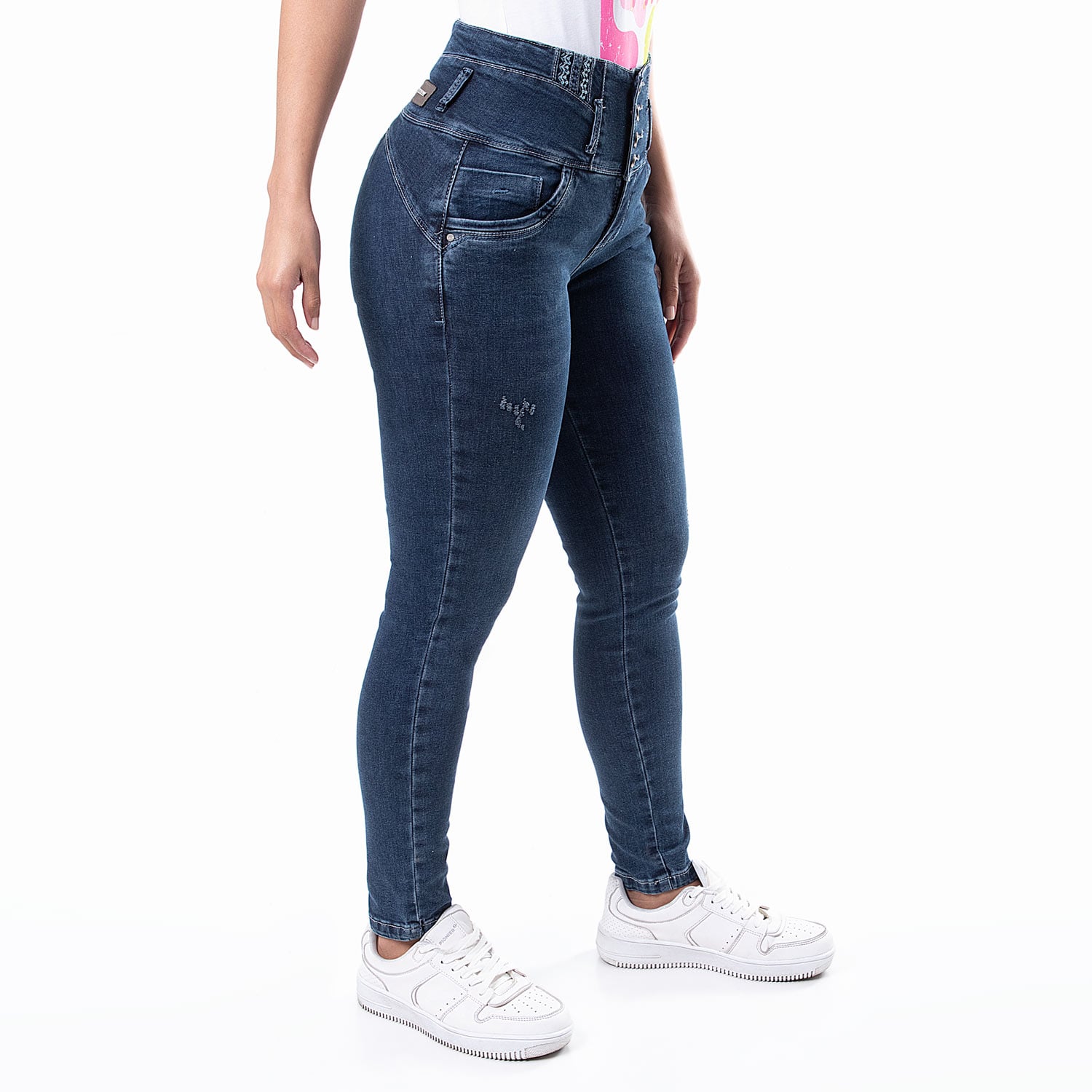 PANTALON MODA DENIM STRETCH PARA MUJER MEUH - 3