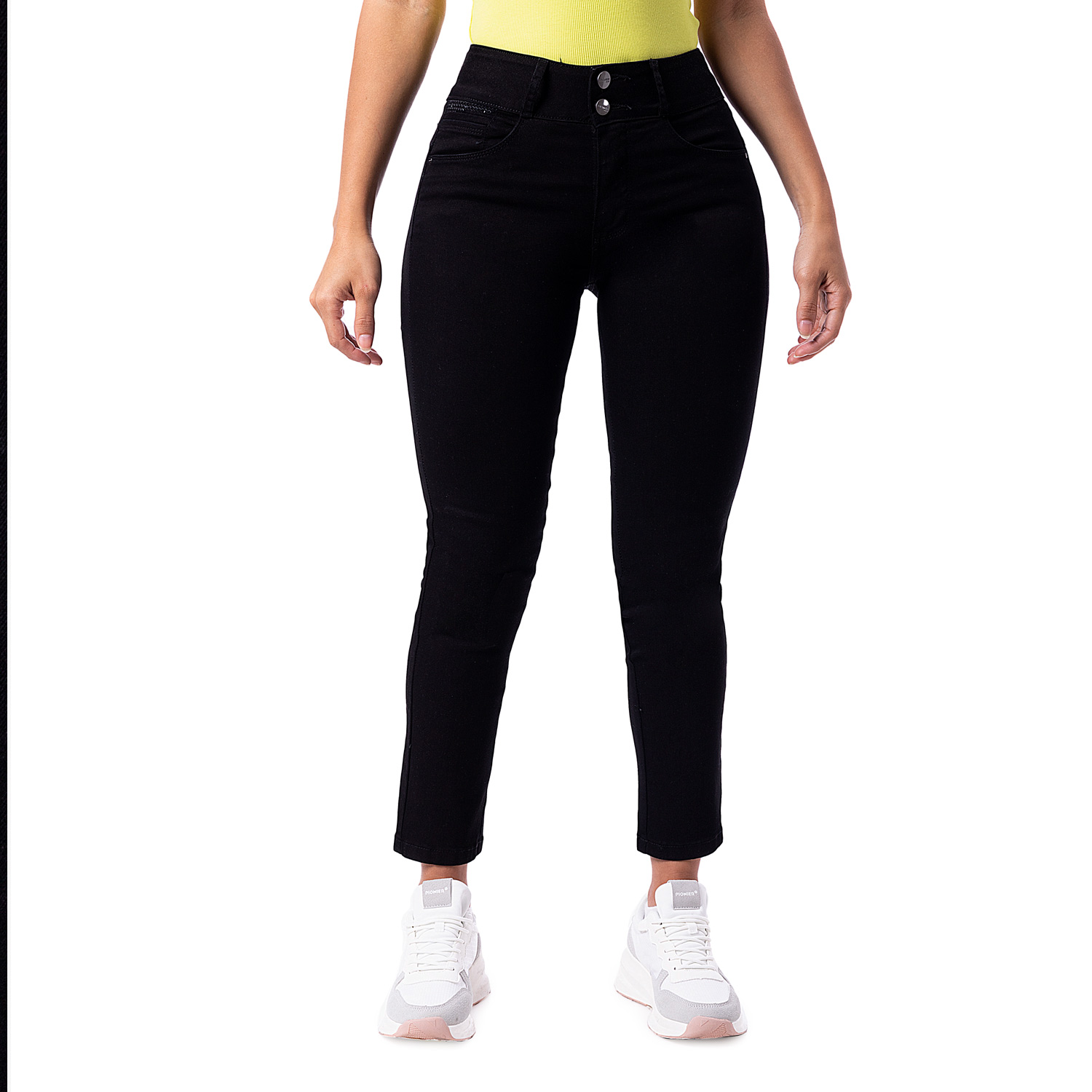 PANTALON DENIM STRETCH MUJER TRYNS - 2