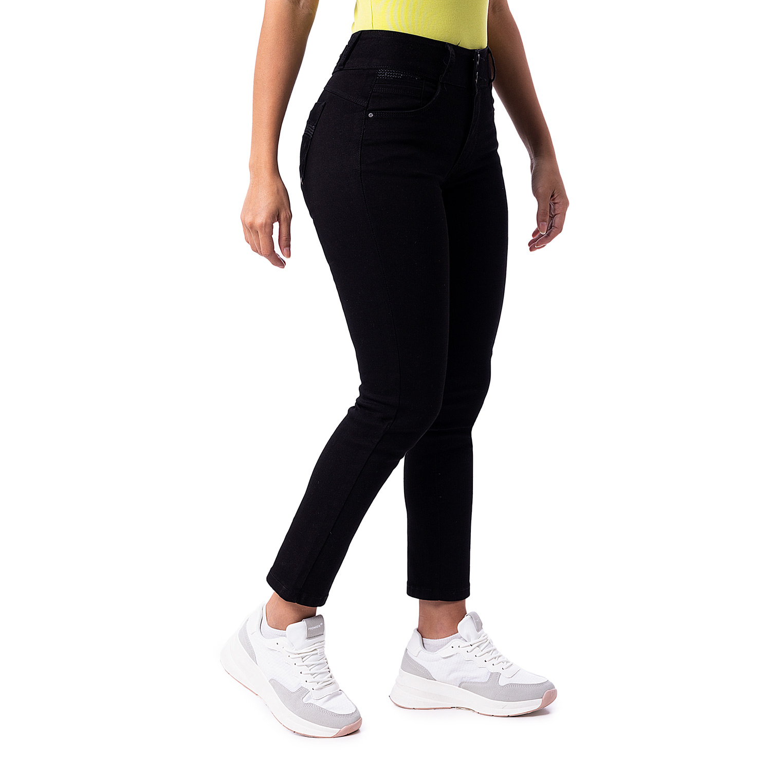 PANTALON DENIM STRETCH MUJER TRYNS - 3