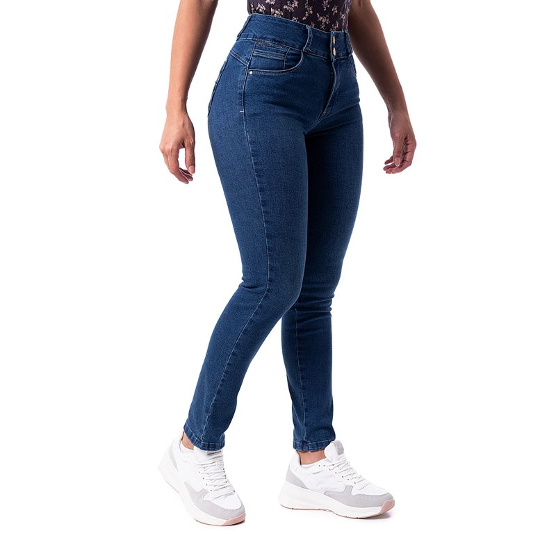 PANTALON DENIM STRETCH MUJER TRYNS - 3