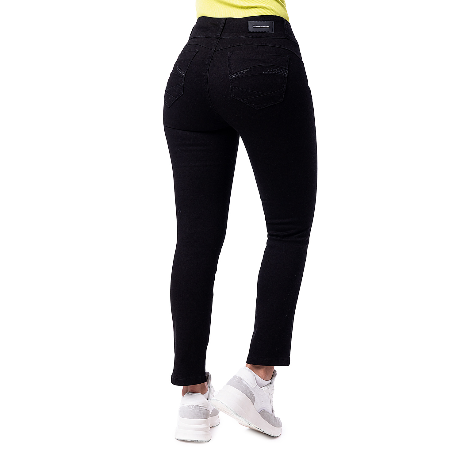 PANTALON DENIM STRETCH MUJER TRYNS - 4