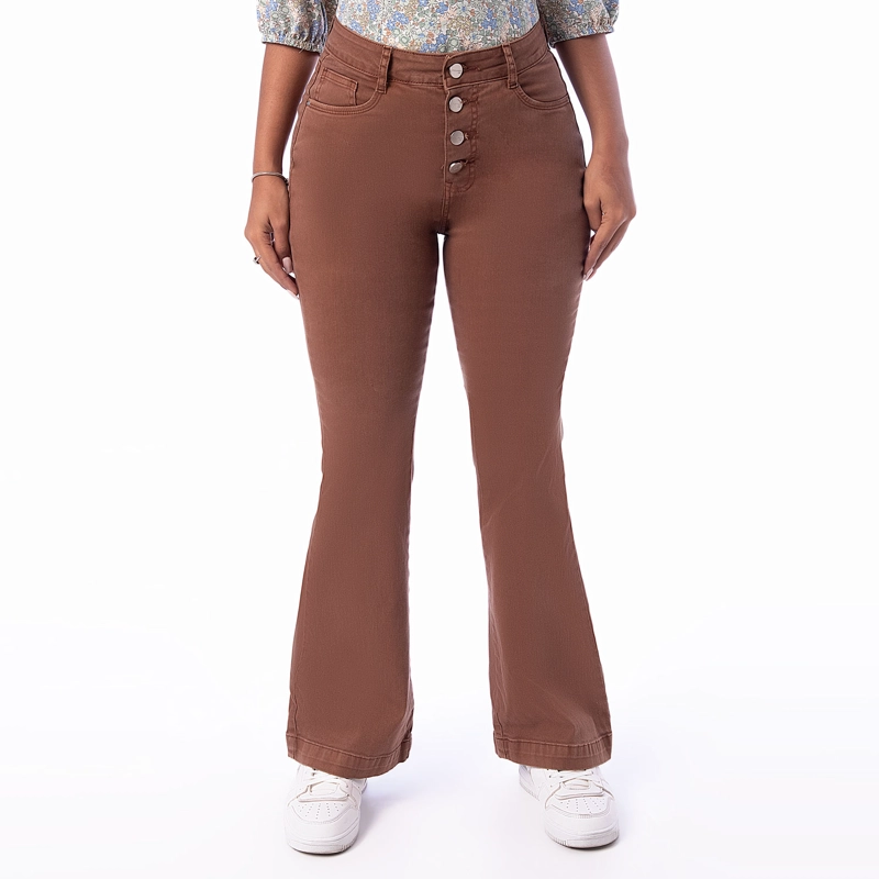 PANTALON DRILL STRETCH MUJER FLERI - 2