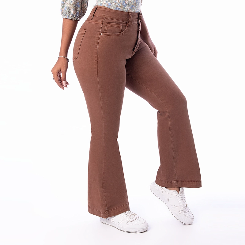 PANTALON DRILL STRETCH MUJER FLERI - 3