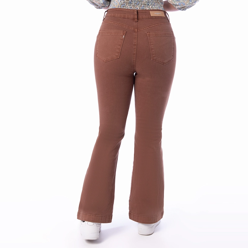PANTALON DRILL STRETCH MUJER FLERI - 4