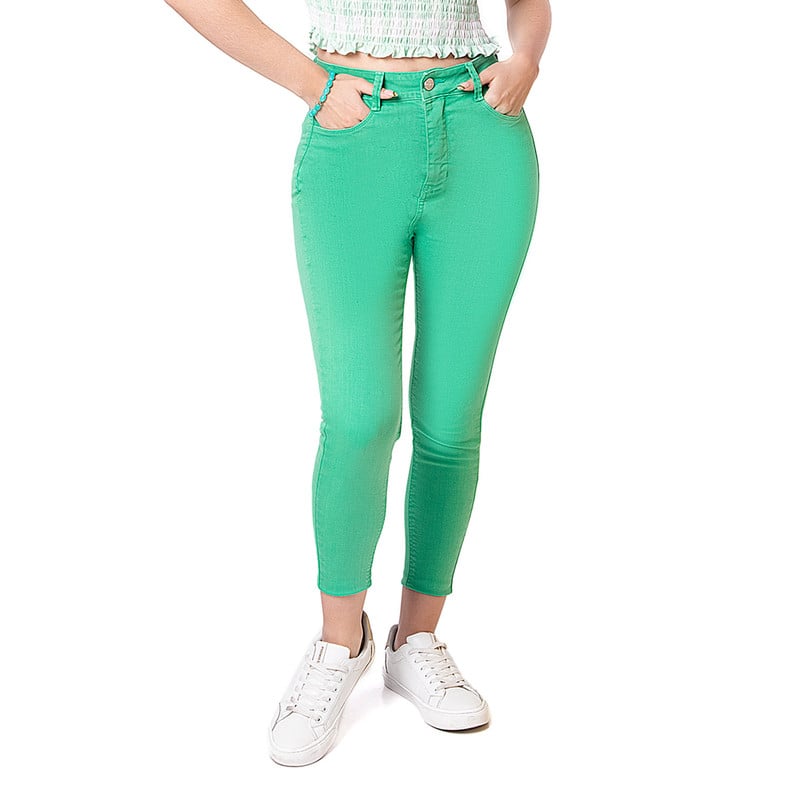 PANTALON MODA LORENZAH DRILL STRETCH MUJER - 2