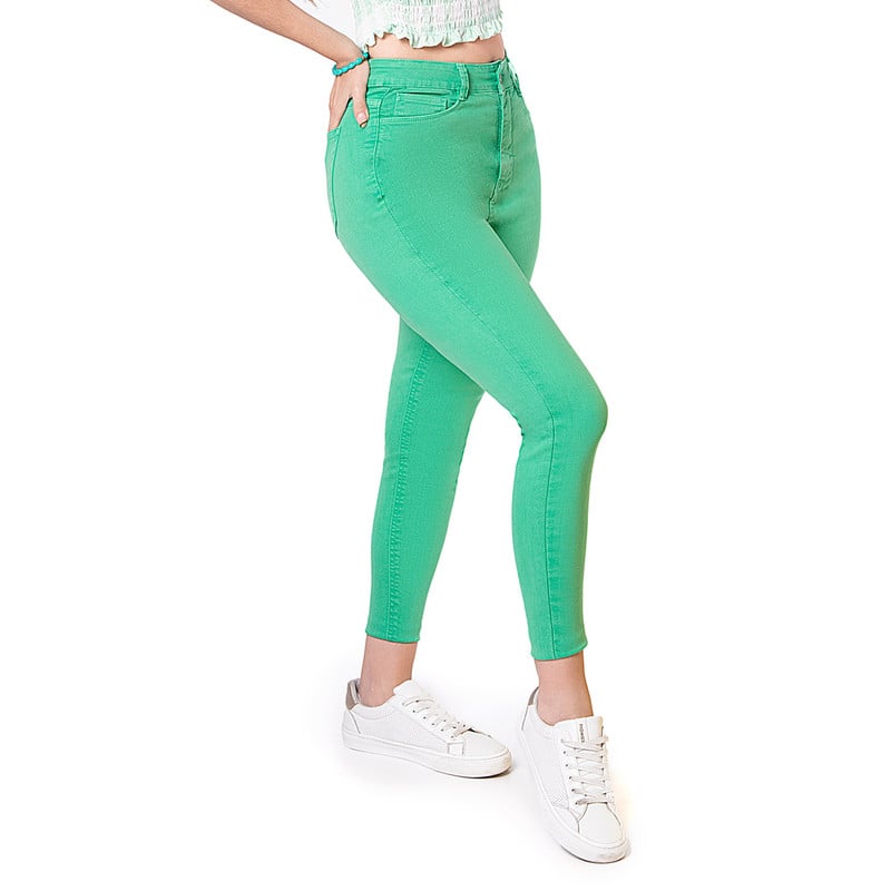 PANTALON MODA LORENZAH DRILL STRETCH MUJER - 3