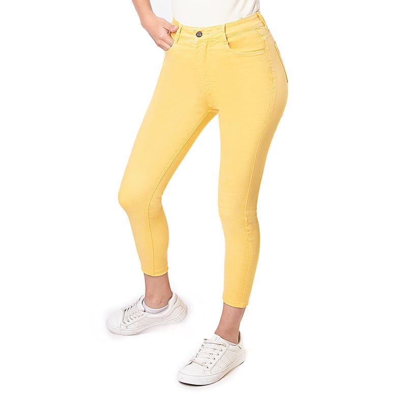 PANTALON MODA LORENZAH DRILL STRETCH MUJER - 3