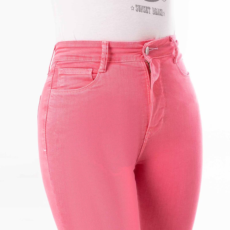 PANTALON MODA LORENZAH DRILL STRETCH MUJER - 4