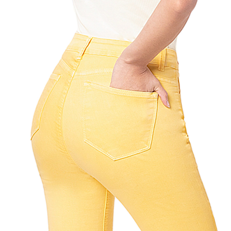 PANTALON MODA LORENZAH DRILL STRETCH MUJER - 5
