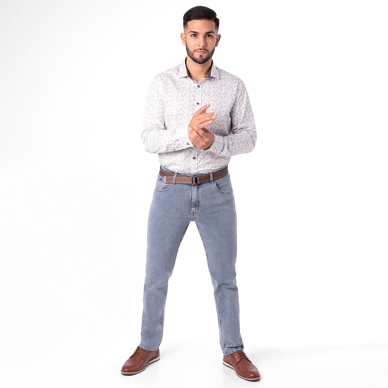 PANTALON DENIM STRETCH HOMBRE RONALD CONFORT - 1
