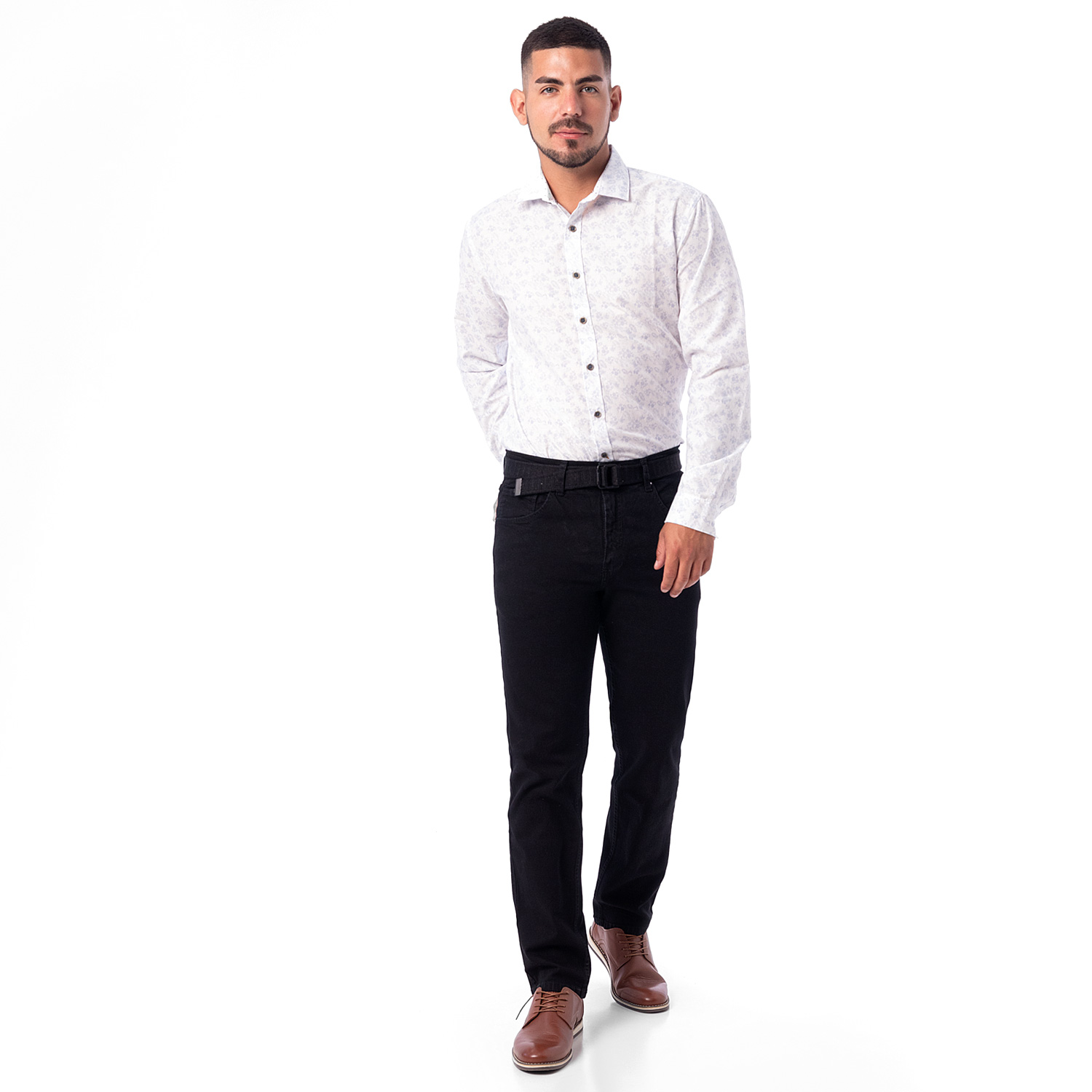 PANTALON DENIM STRETCH HOMBRE RONALD CONFORT - 1