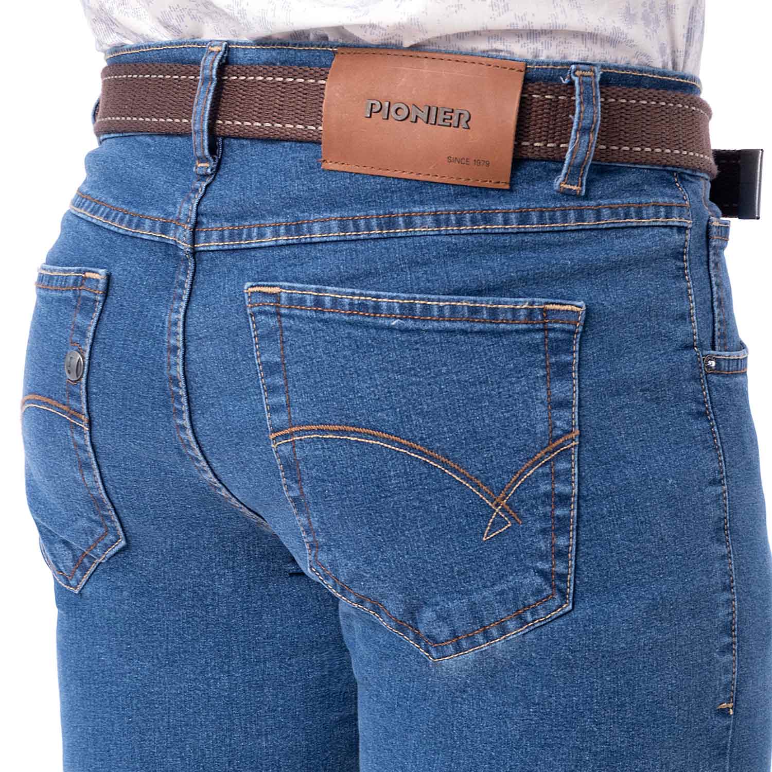 PANTALON DENIM STRETCH HOMBRE RONALD CONFORT - 6