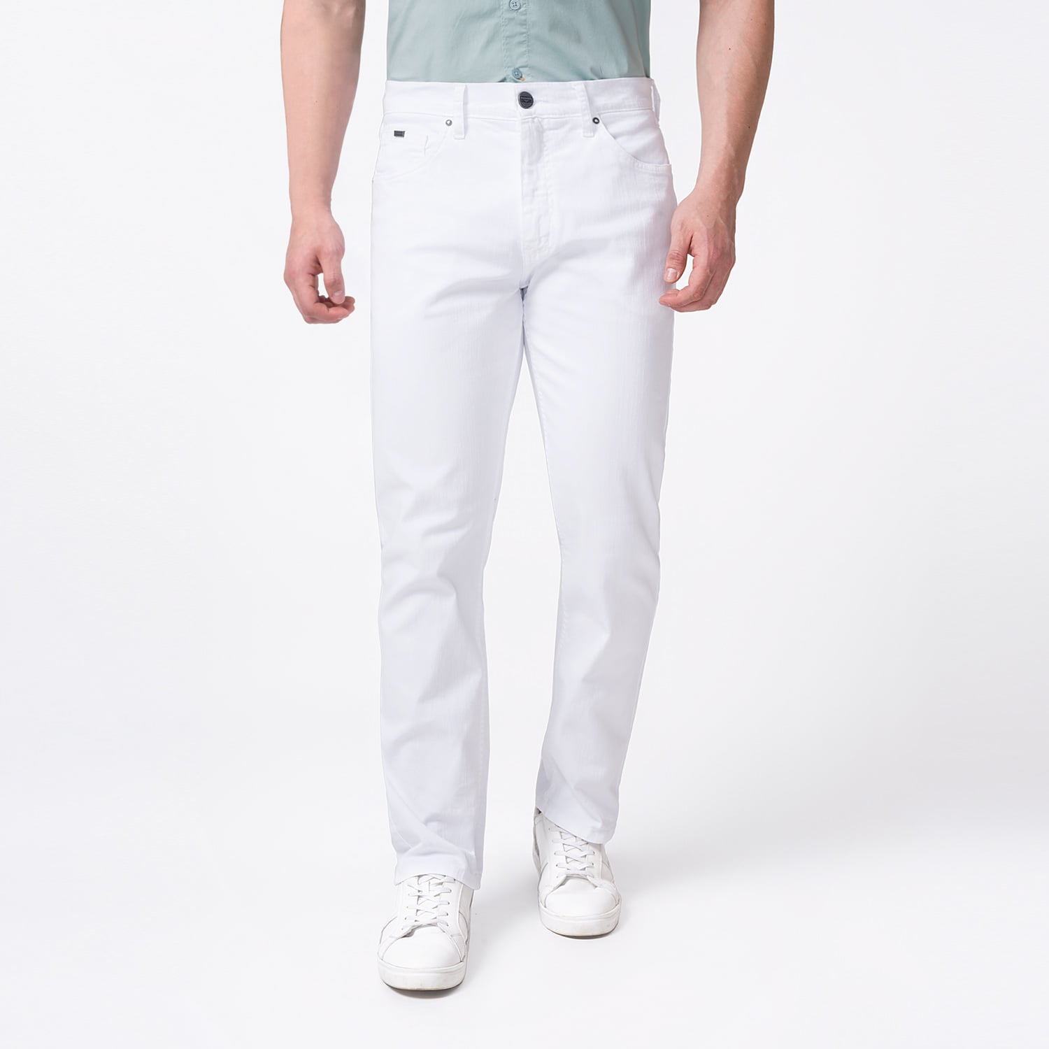 PANTALÓN HOMBRE PIONIER BECKHAM NEW. CLASICO DRILL STRETCH - 1