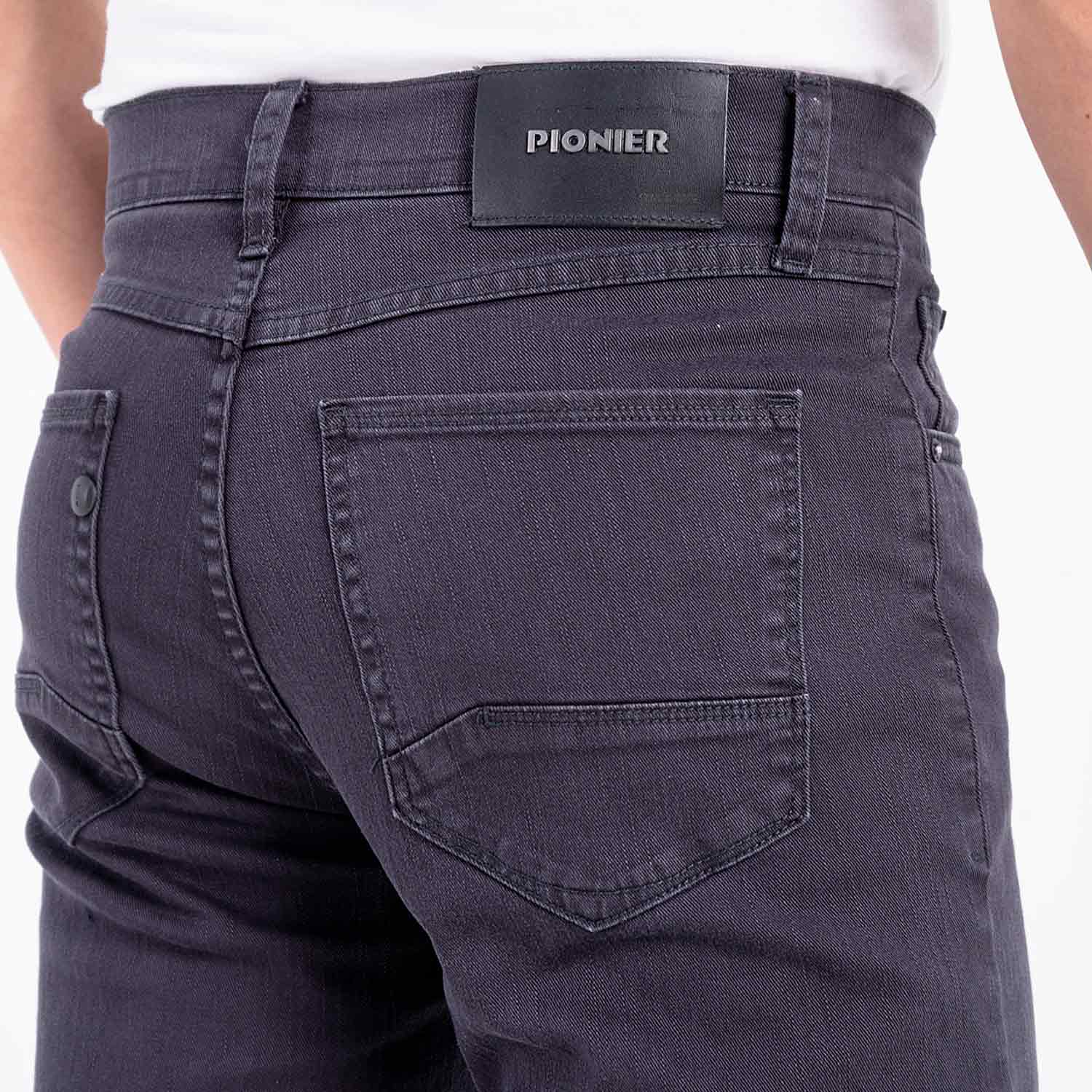 PANTALÓN HOMBRE PIONIER BECKHAM NEW. CLASICO DRILL STRETCH - 4