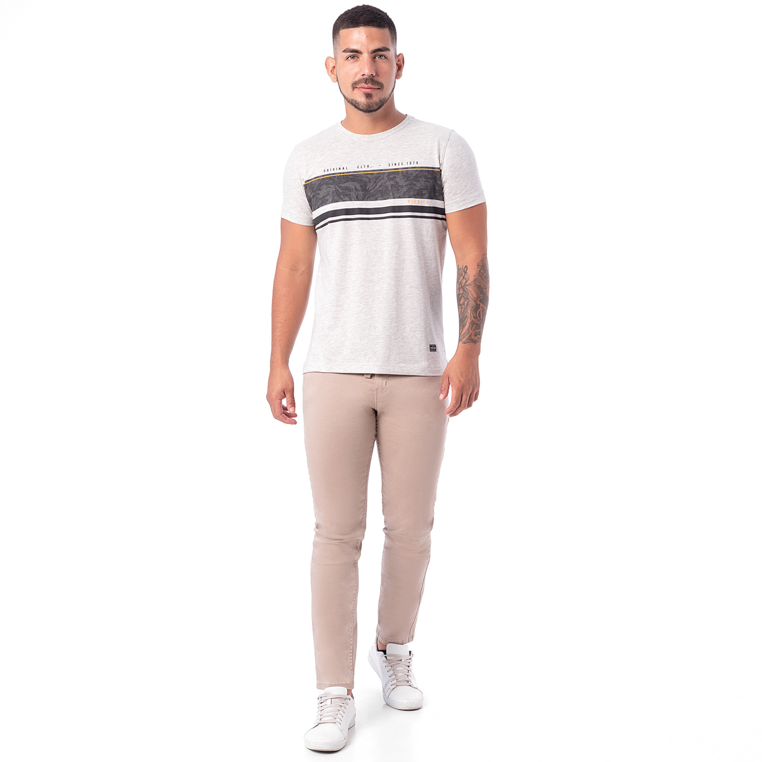 PANTALÓN DRILL STRETCH HOMBRE PIONIER MARLBORO - 1