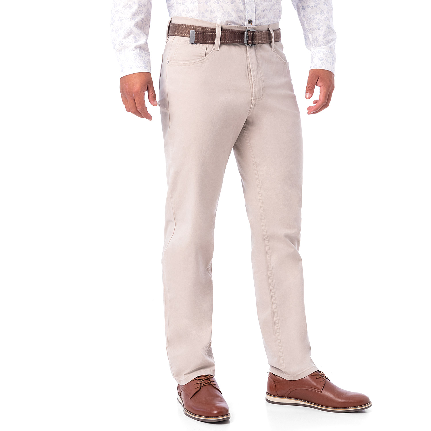 PANTALÓN RECTO DRILL STRETCH HOMBRE PIONIER RELAXED CONFORT - 2