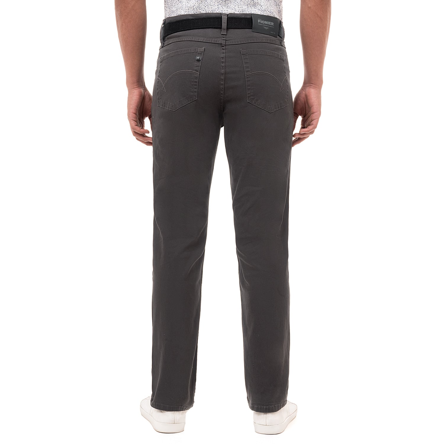 PANTALÓN RECTO DRILL STRETCH HOMBRE PIONIER RELAXED CONFORT - 4