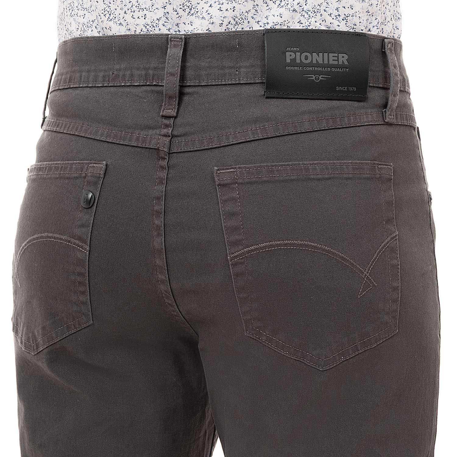 PANTALÓN RECTO DRILL STRETCH HOMBRE PIONIER RELAXED CONFORT - 6