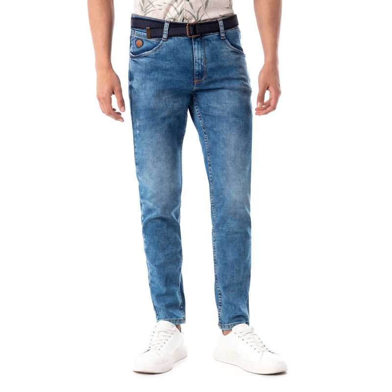 PANTALON MODA DENIM STRETCH PARA HOMBRE RAFAH - 2