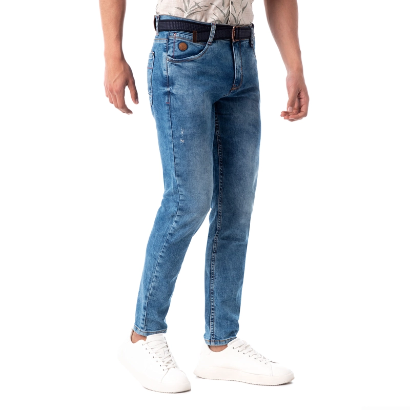 PANTALON MODA DENIM STRETCH PARA HOMBRE RAFAH - 3