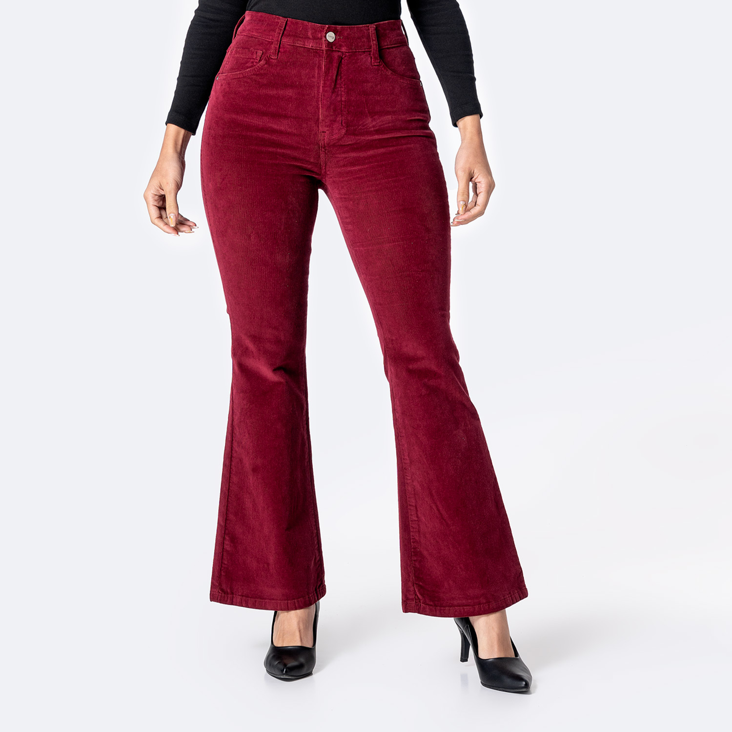 PANTALON MODA HALEH CORDUROY MUJER - 1