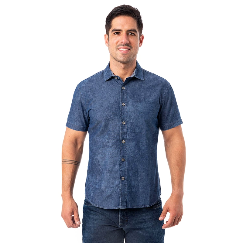 CAMISA MODA DENIM PARA HOMBRE JALIM - 1