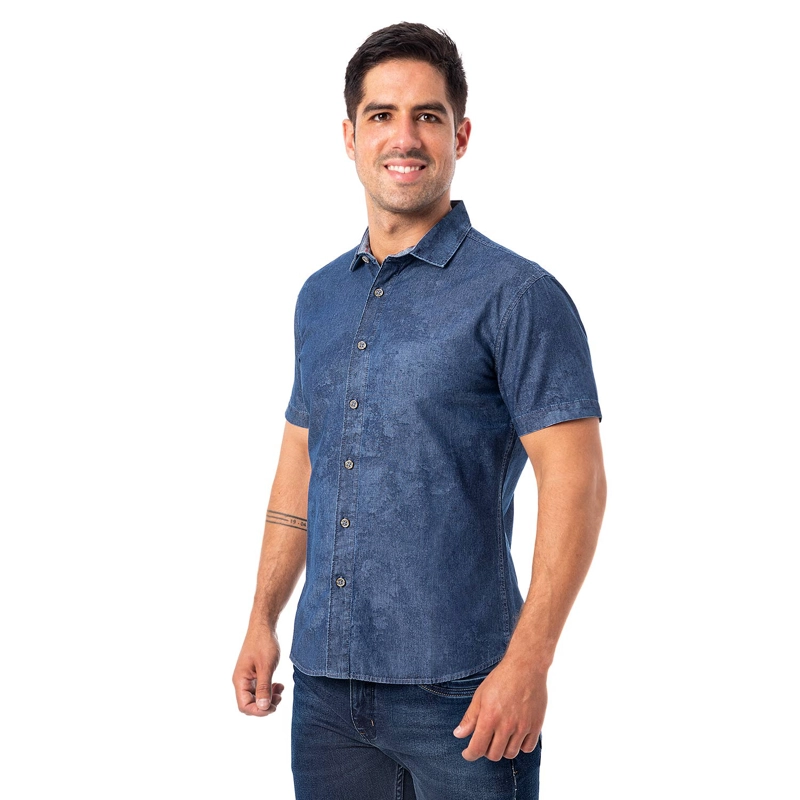 CAMISA MODA DENIM PARA HOMBRE JALIM - 2